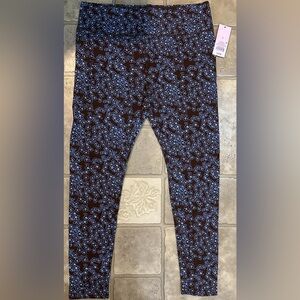 Wild Fable Blue and Brown Patterned Leggings